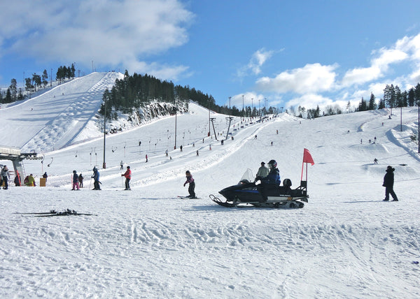 Snowboard fahren in Finnland