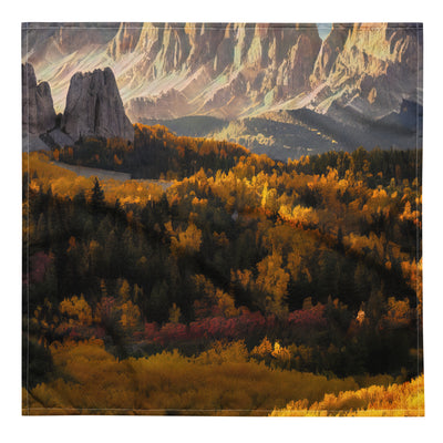 Dolomiten Berge - Malerei - Bandana (All-Over Print) berge xxx L