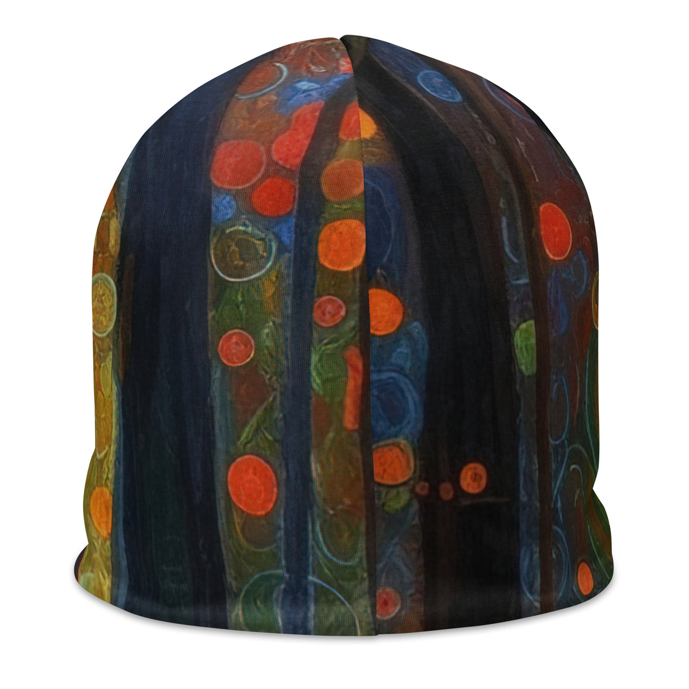 Wald voller Bäume - Herbstliche Stimmung - Malerei - Beanie (All-Over Print) camping xxx