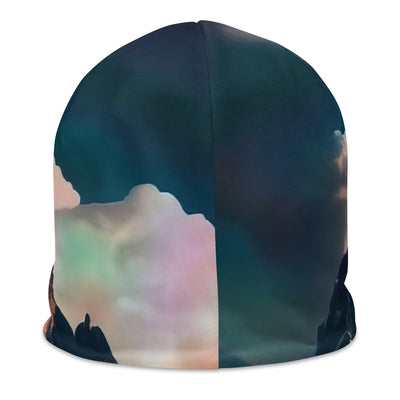 Berge und Nebel - Beanie (All-Over Print) berge xxx