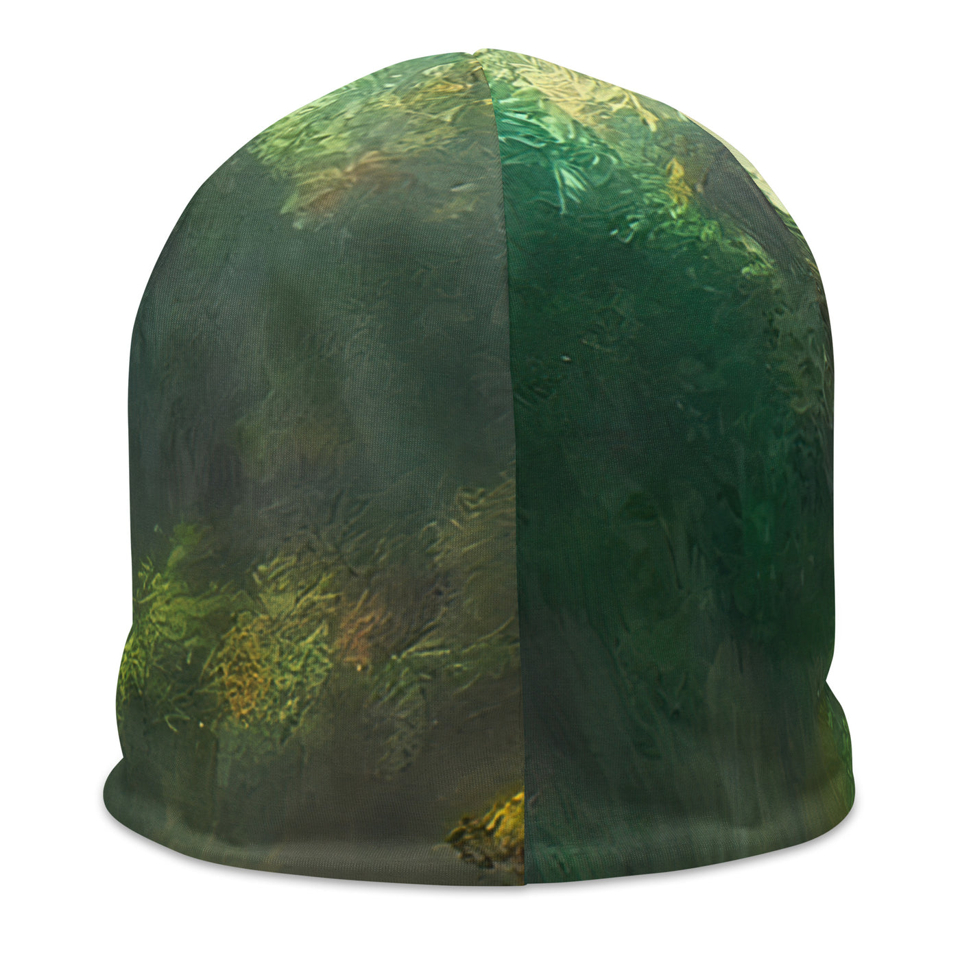 Bach im tropischen Wald - Landschaftsmalerei - Beanie (All-Over Print) camping xxx