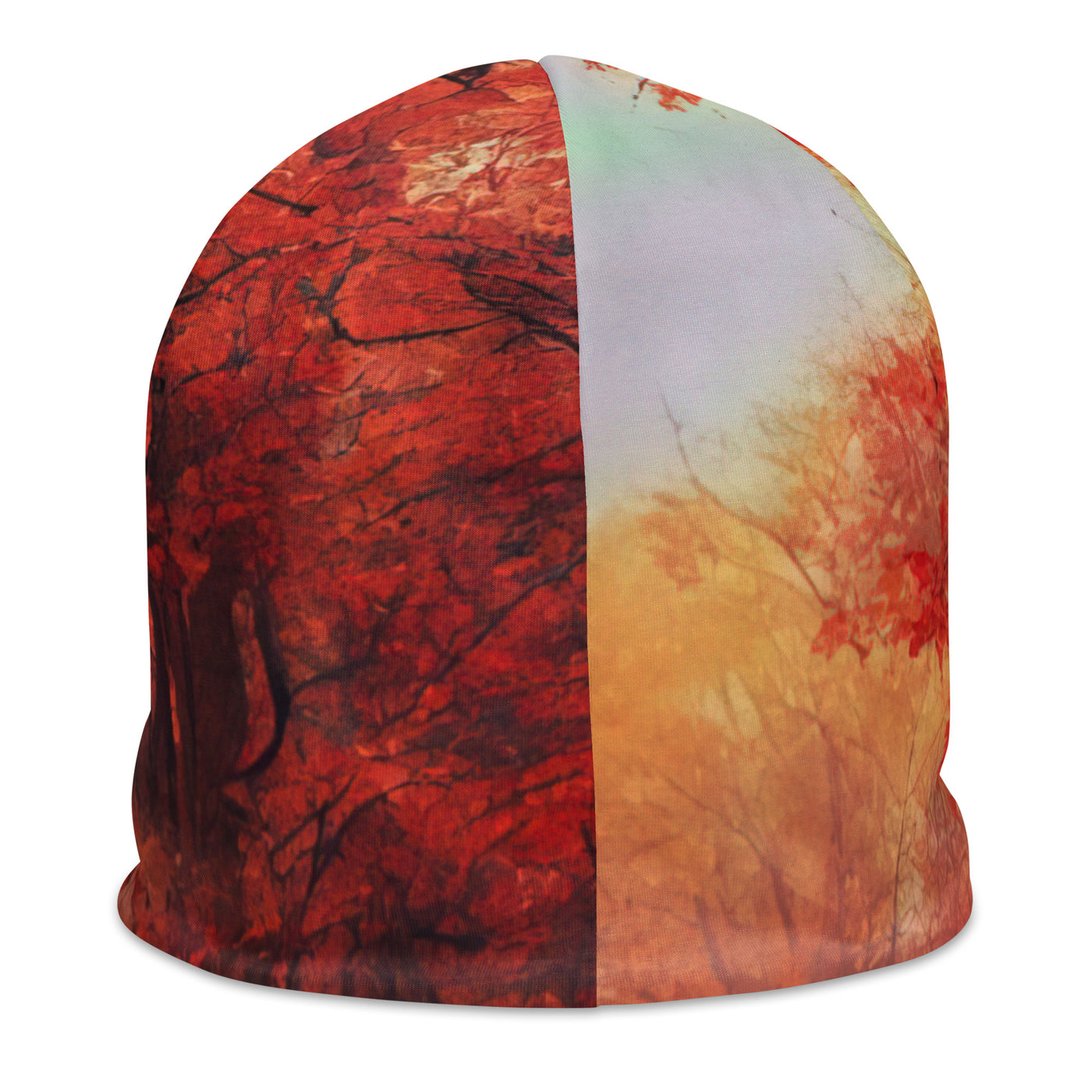 Wald im Herbst - Rote Herbstblätter - Beanie (All-Over Print) camping xxx