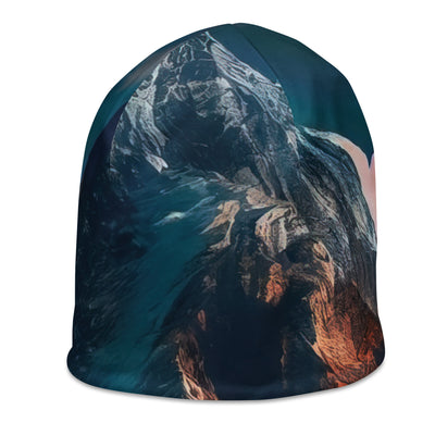 Berge und Nebel - Beanie (All-Over Print) berge xxx