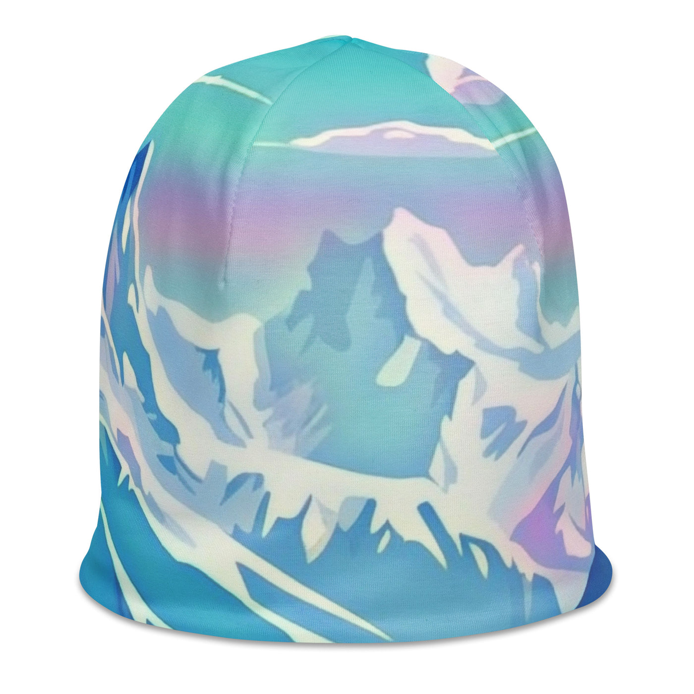 Berge und Schnee - Landschaft - Beanie (All-Over Print) ski xxx