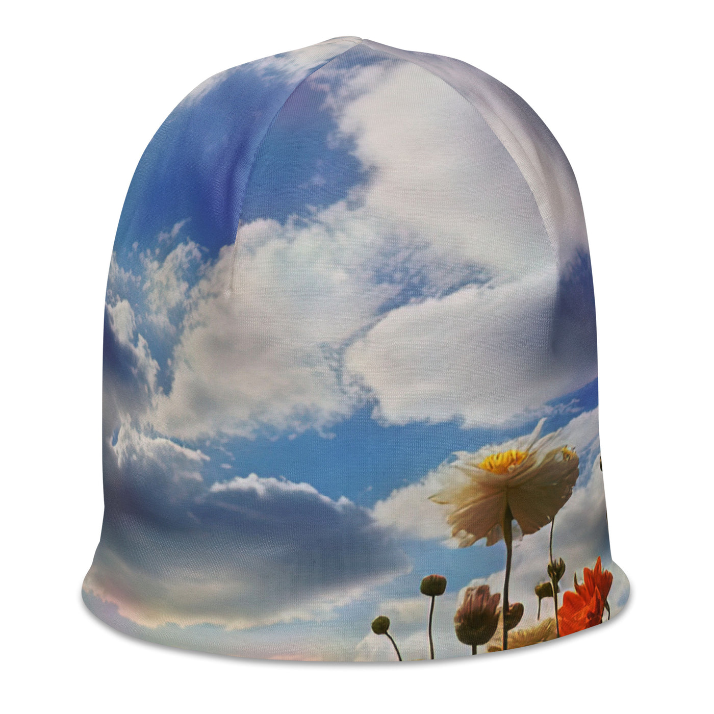 Blumenfeld und Sonnenschein - Beanie (All-Over Print) camping xxx