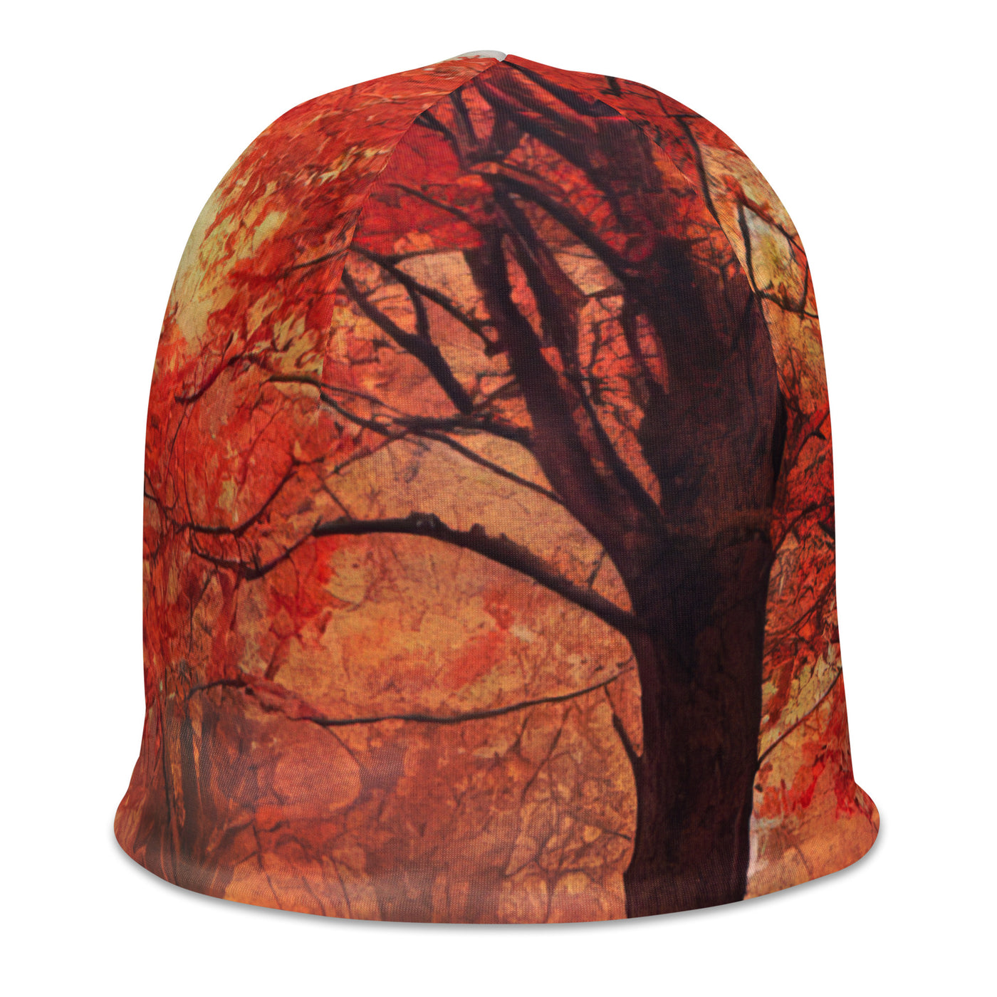 Wald im Herbst - Rote Herbstblätter - Beanie (All-Over Print) camping xxx