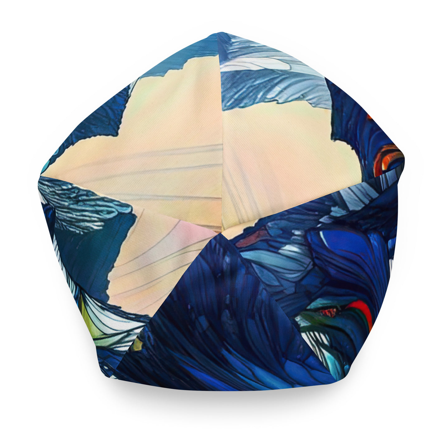 Surreale Alpen in abstrakten Farben, dynamische Formen der Landschaft - Beanie (All-Over Print) camping xxx yyy zzz