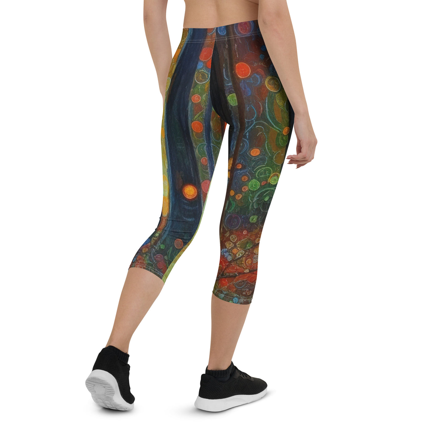 Wald voller Bäume - Herbstliche Stimmung - Malerei - Capri Leggings (All-Over Print) camping xxx