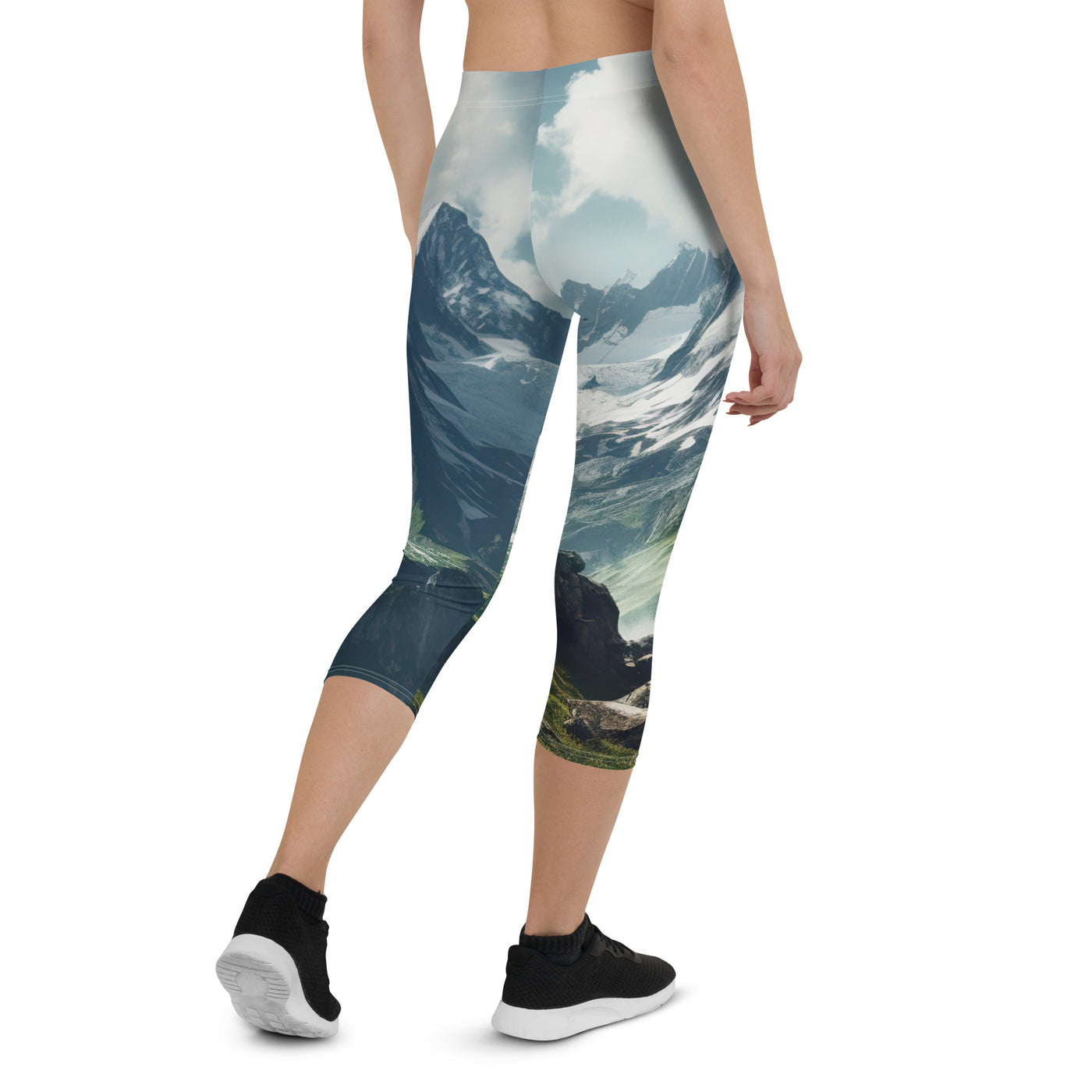 Gigantischer Berg - Landschaftsmalerei - Capri Leggings (All-Over Print) berge xxx