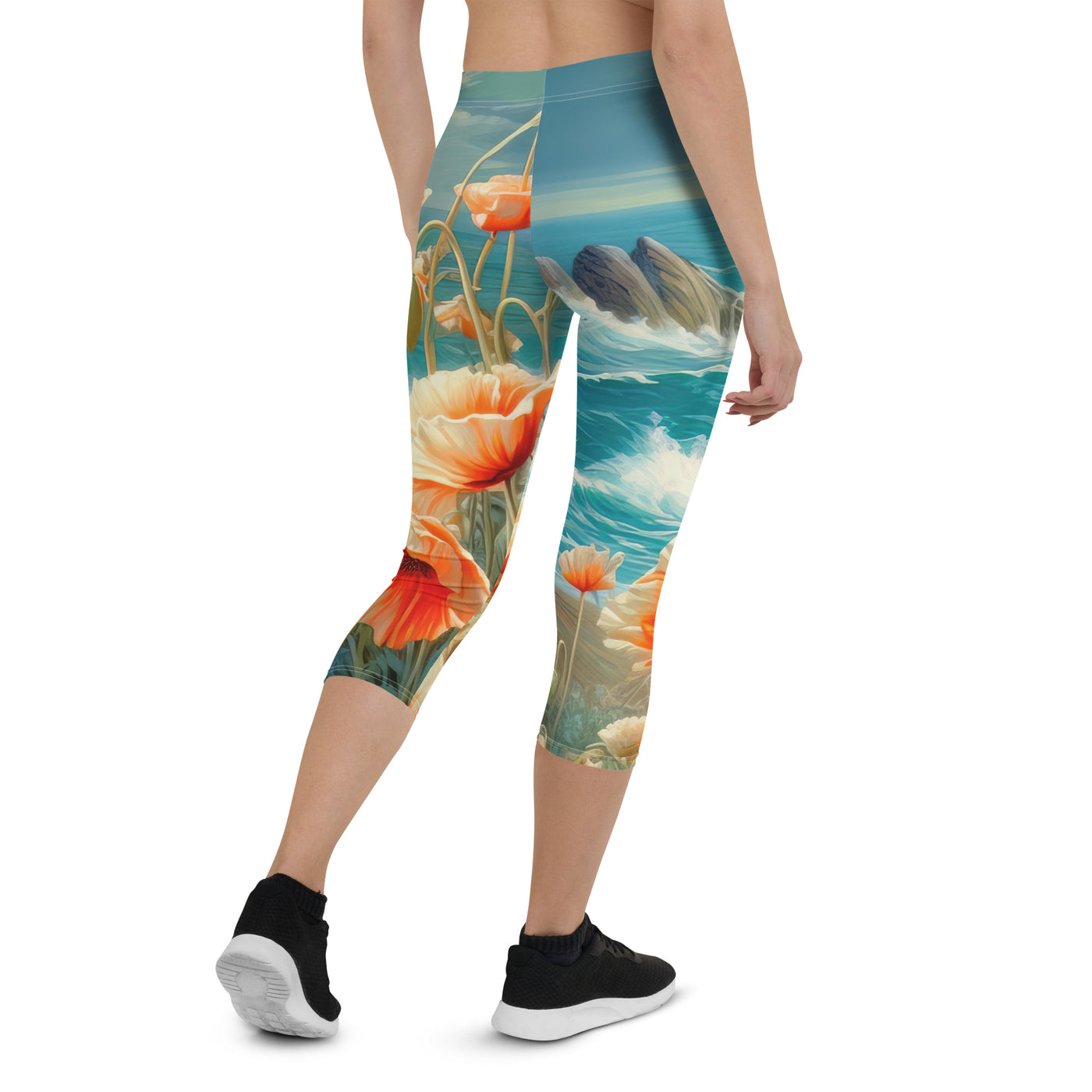 Blumen, Meer und Sonne - Malerei - Capri Leggings (All-Over Print) camping xxx