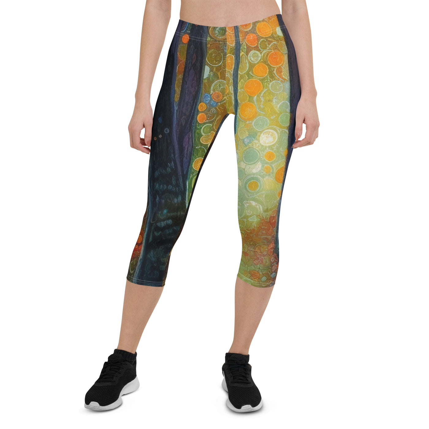 Wald voller Bäume - Herbstliche Stimmung - Malerei - Capri Leggings (All-Over Print) camping xxx XL