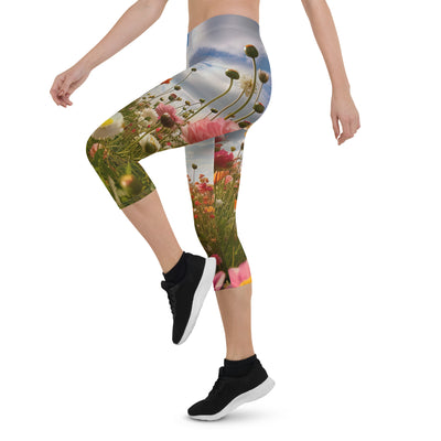 Blumenfeld und Sonnenschein - Capri Leggings (All-Over Print) camping xxx