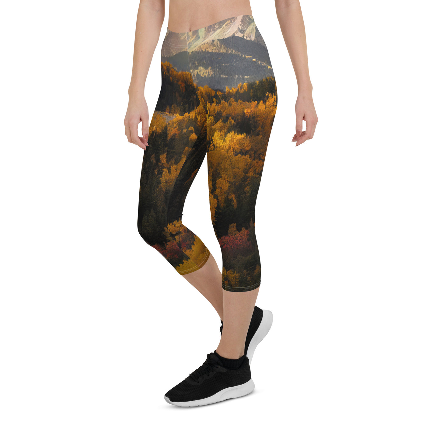 Dolomiten Berge - Malerei - Capri Leggings (All-Over Print) berge xxx