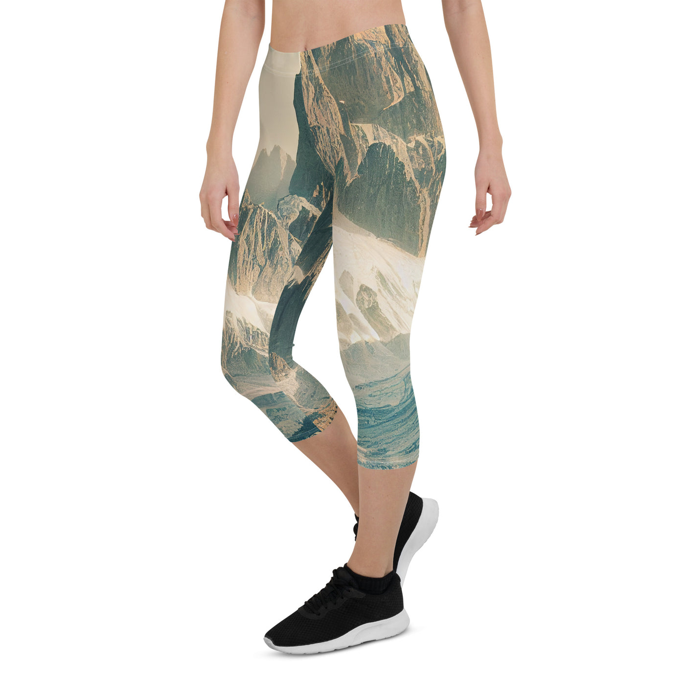 Dolomiten - Landschaftsmalerei - Capri Leggings (All-Over Print) berge xxx