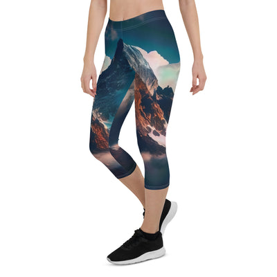 Berge und Nebel - Capri Leggings (All-Over Print) berge xxx