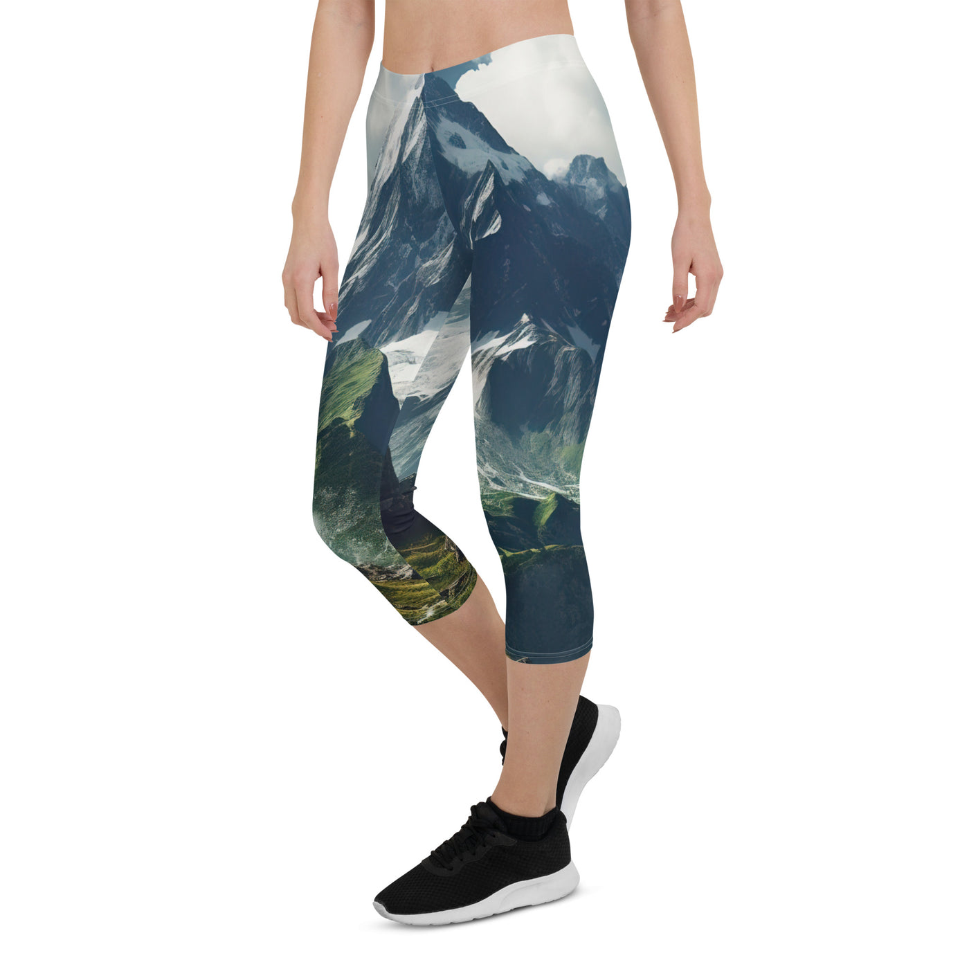 Gigantischer Berg - Landschaftsmalerei - Capri Leggings (All-Over Print) berge xxx