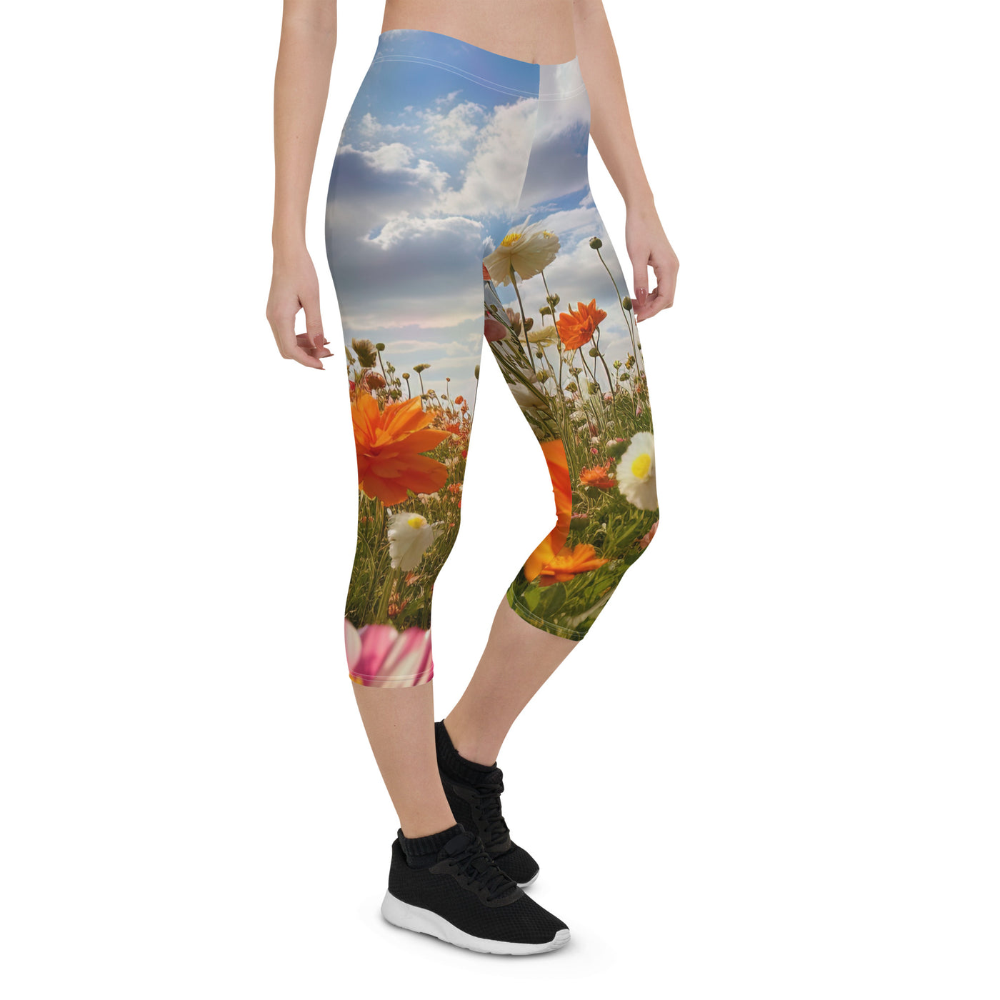 Blumenfeld und Sonnenschein - Capri Leggings (All-Over Print) camping xxx