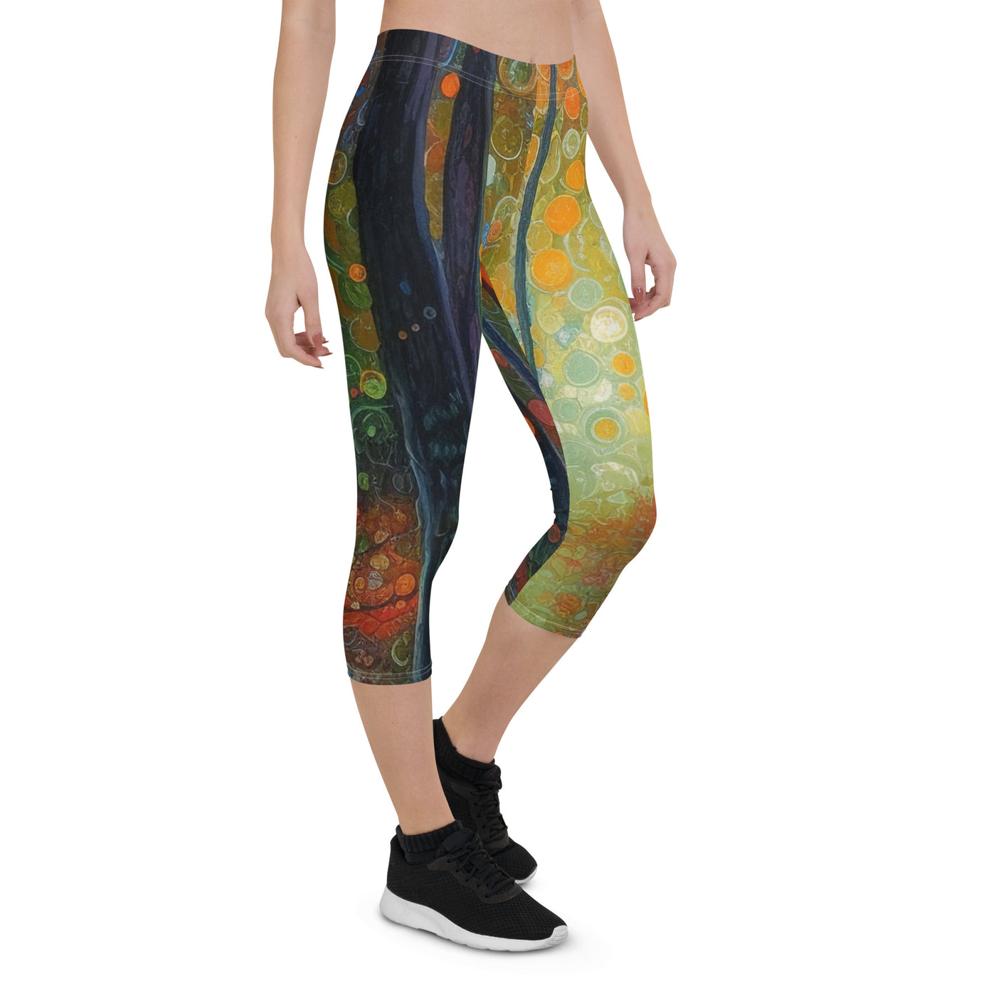 Wald voller Bäume - Herbstliche Stimmung - Malerei - Capri Leggings (All-Over Print) camping xxx