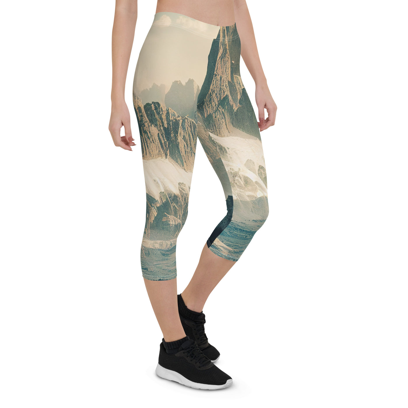 Dolomiten - Landschaftsmalerei - Capri Leggings (All-Over Print) berge xxx