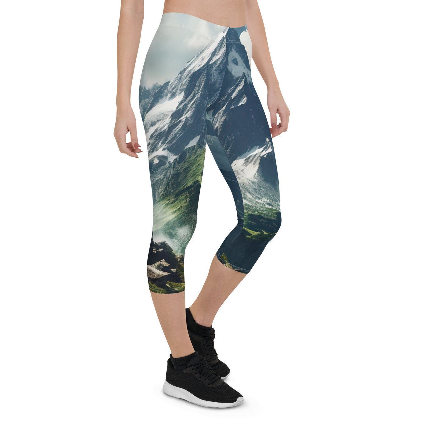 Gigantischer Berg - Landschaftsmalerei - Capri Leggings (All-Over Print) berge xxx