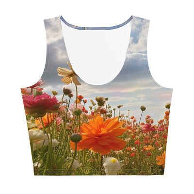 Blumenfeld und Sonnenschein - Damen Crop Top (All-Over Print) camping xxx