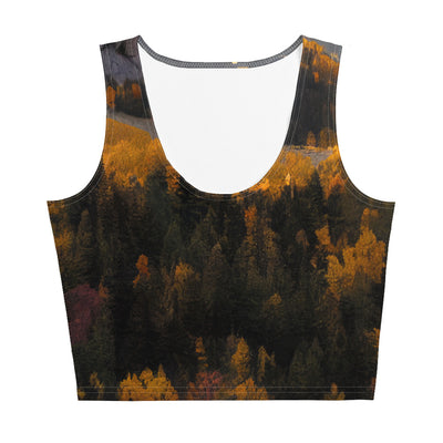 Dolomiten Berge - Malerei - Damen Crop Top (All-Over Print) berge xxx