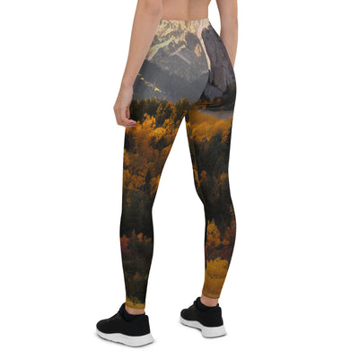 Dolomiten Berge - Malerei - Leggings (All-Over Print) berge xxx