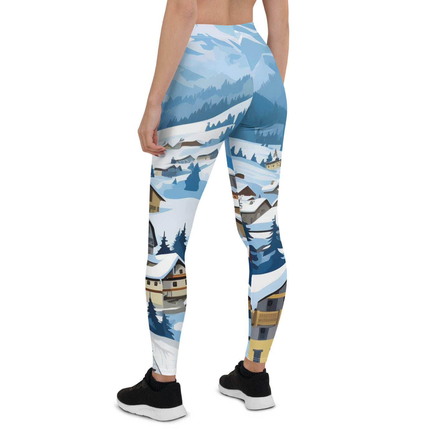 Kitzbühl - Berge und Schnee - Landschaftsmalerei - Leggings (All-Over Print) ski xxx