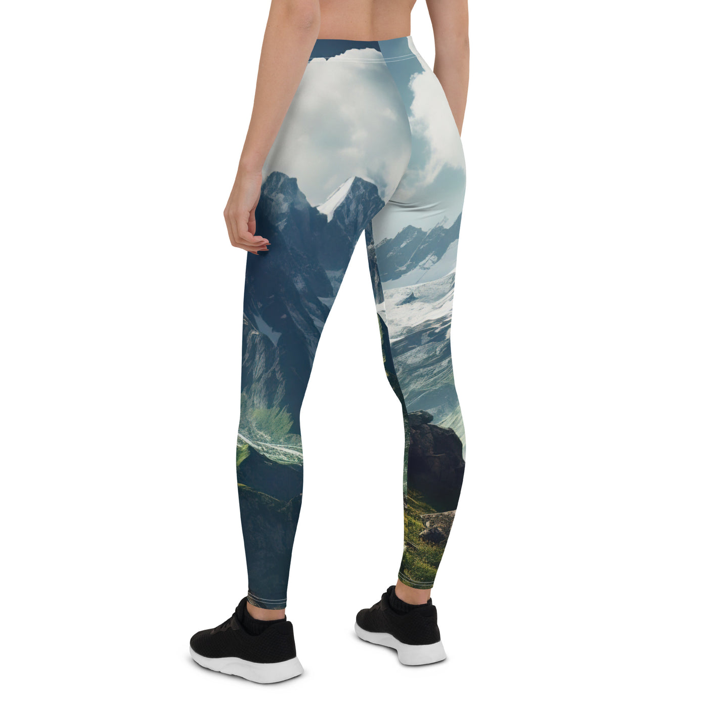 Gigantischer Berg - Landschaftsmalerei - Leggings (All-Over Print) berge xxx