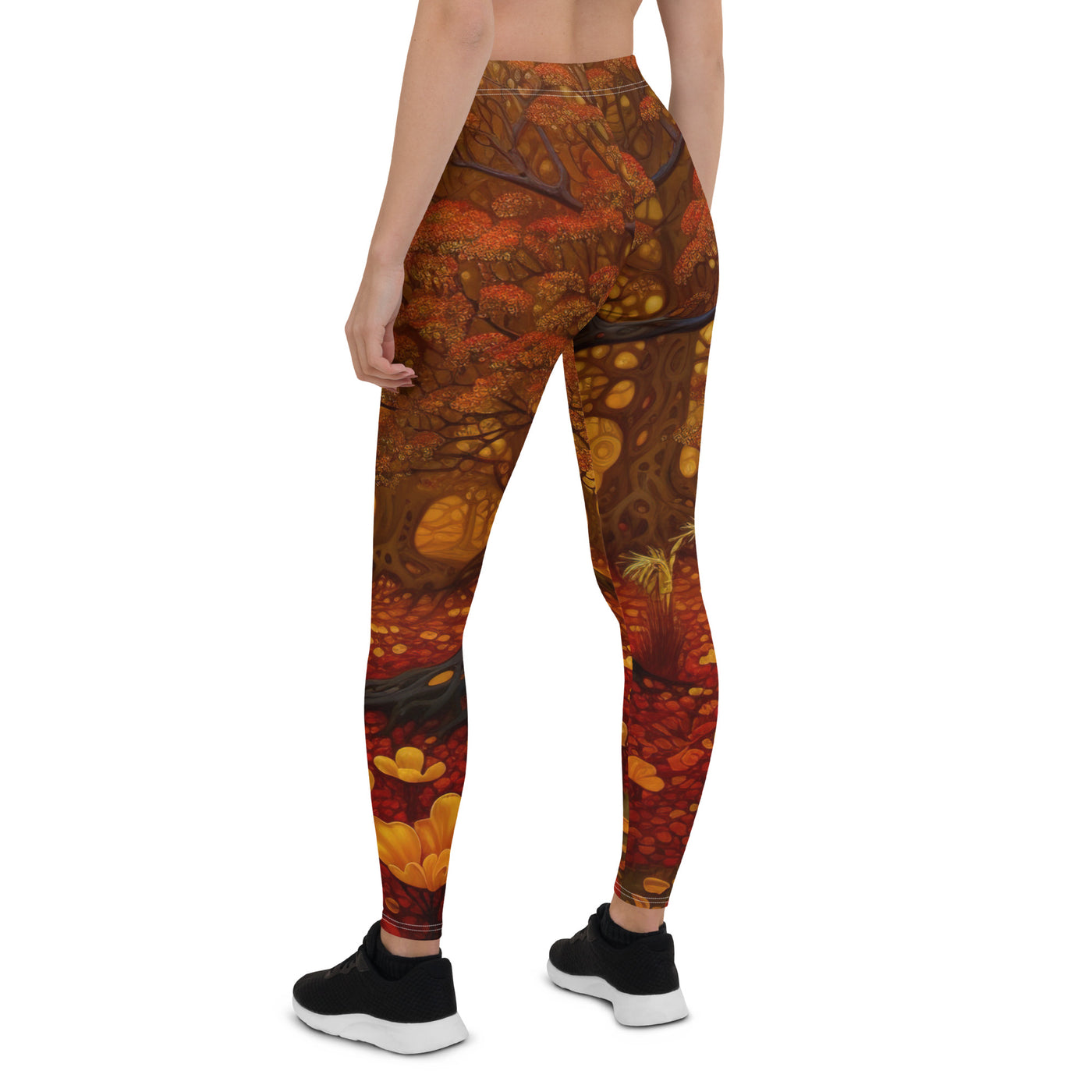 Wald im Herbst und kleiner Bach - Leggings (All-Over Print) camping xxx