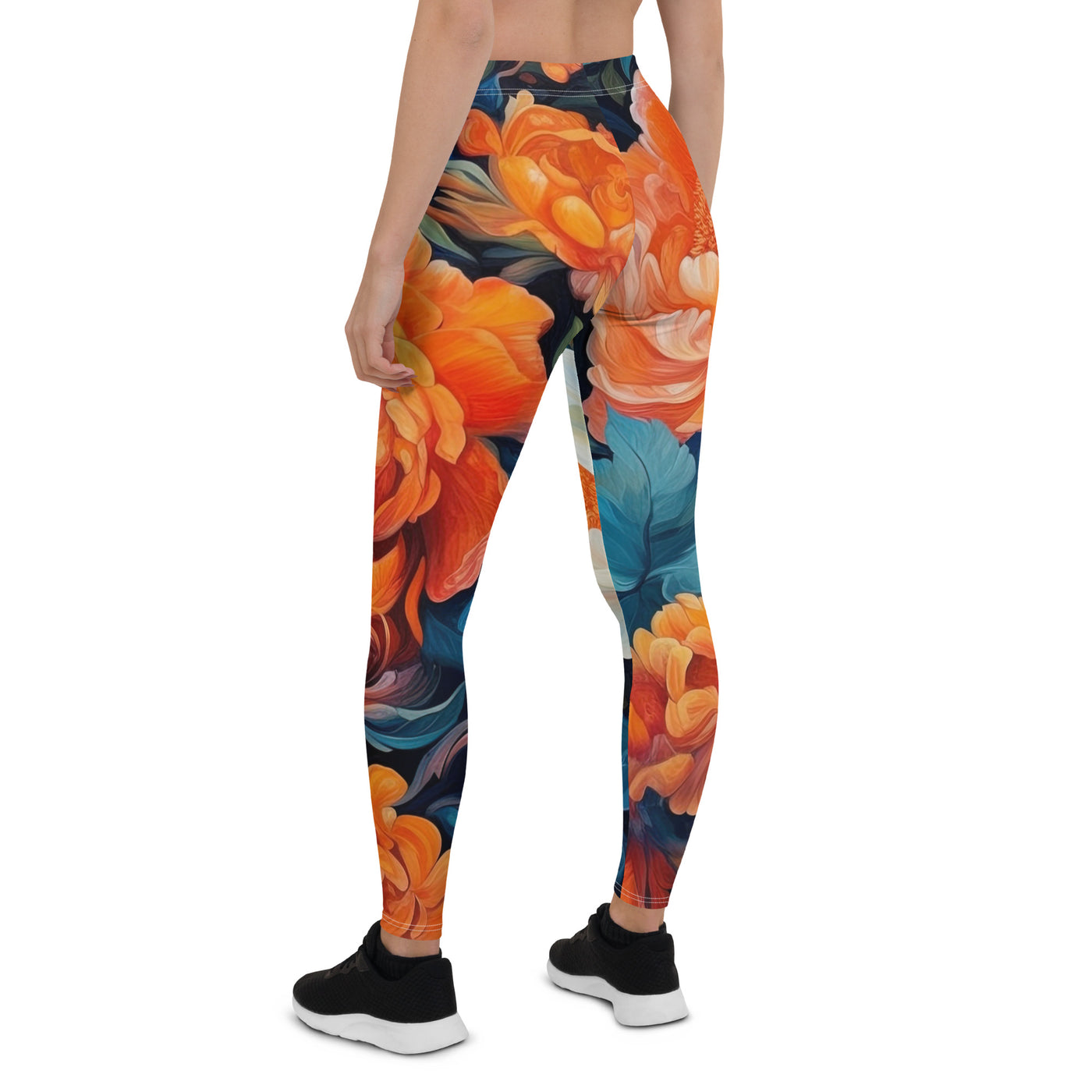 Bunte Blumen - Schöne Malerei - Leggings (All-Over Print) camping xxx