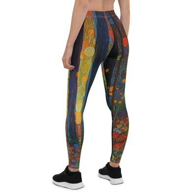 Wald voller Bäume - Herbstliche Stimmung - Malerei - Leggings (All-Over Print) camping xxx