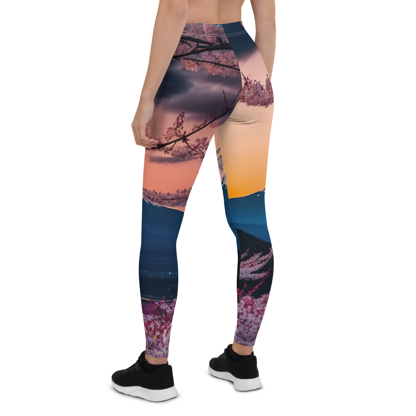 Berg - Pinke Bäume und Blumen - Leggings (All-Over Print) berge xxx