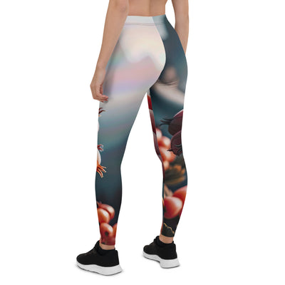 Foto einer Gruppe von Alpenbeeren mit kräftigen Farben und detaillierten Texturen - Leggings (All-Over Print) berge xxx yyy zzz