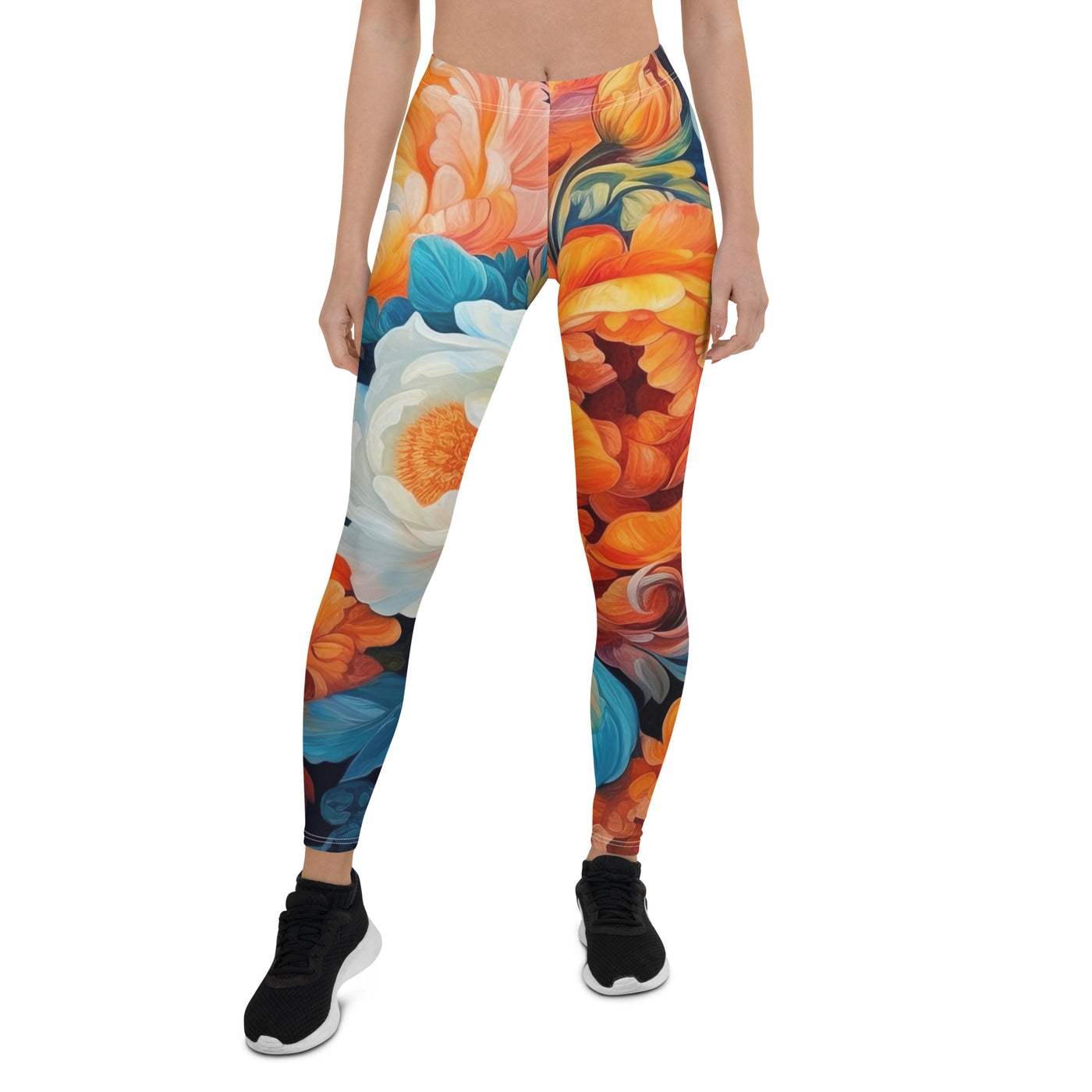 Bunte Blumen - Schöne Malerei - Leggings (All-Over Print) camping xxx XL