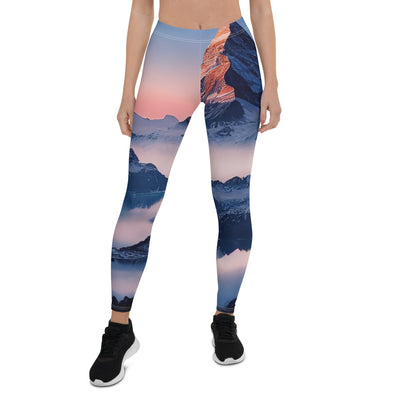 Matternhorn - Nebel - Berglandschaft - Malerei - Leggings (All-Over Print) berge xxx XL