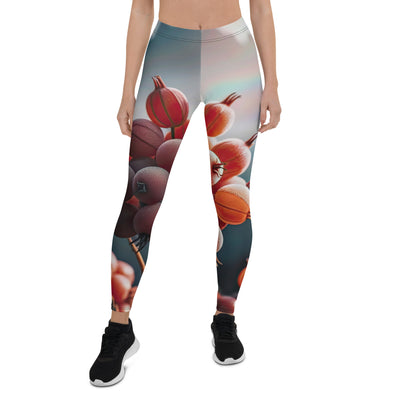 Foto einer Gruppe von Alpenbeeren mit kräftigen Farben und detaillierten Texturen - Leggings (All-Over Print) berge xxx yyy zzz XL