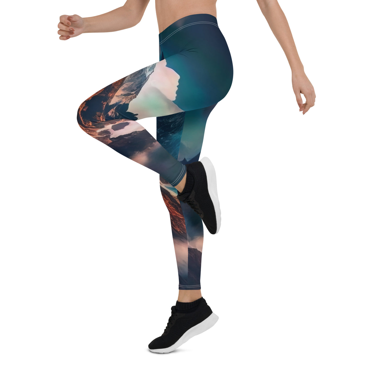 Berge und Nebel - Leggings (All-Over Print) berge xxx