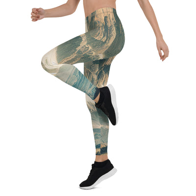 Dolomiten - Landschaftsmalerei - Leggings (All-Over Print) berge xxx