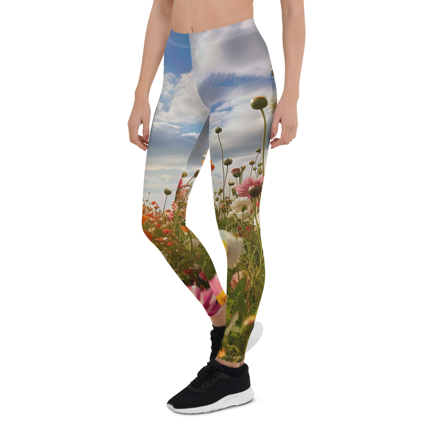 Blumenfeld und Sonnenschein - Leggings (All-Over Print) camping xxx