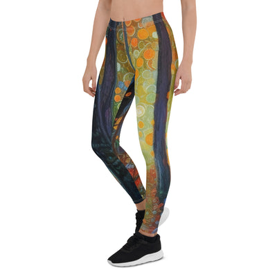 Wald voller Bäume - Herbstliche Stimmung - Malerei - Leggings (All-Over Print) camping xxx