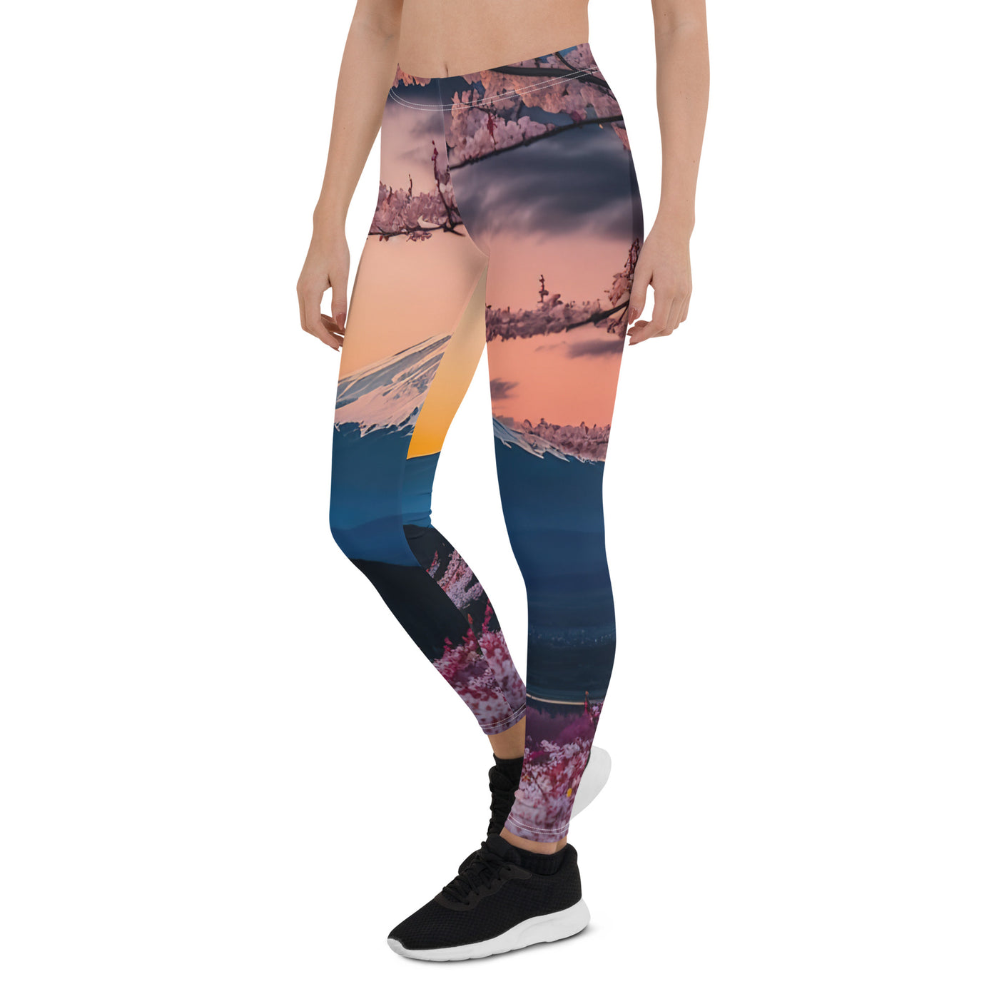 Berg - Pinke Bäume und Blumen - Leggings (All-Over Print) berge xxx