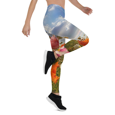 Blumenfeld und Sonnenschein - Leggings (All-Over Print) camping xxx