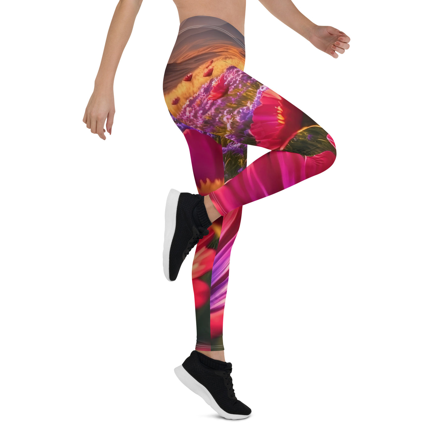 Wünderschöne Blumen und Berge im Hintergrund - Leggings (All-Over Print) berge xxx