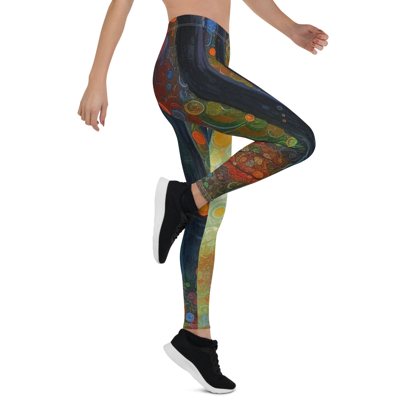 Wald voller Bäume - Herbstliche Stimmung - Malerei - Leggings (All-Over Print) camping xxx