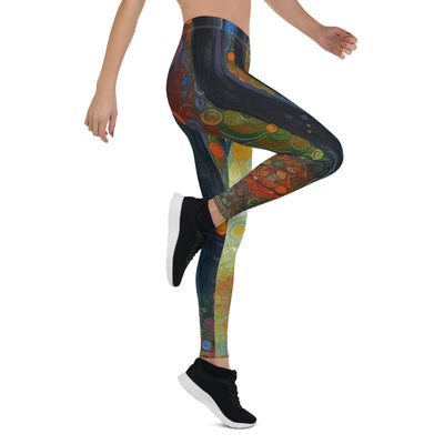 Wald voller Bäume - Herbstliche Stimmung - Malerei - Leggings (All-Over Print) camping xxx