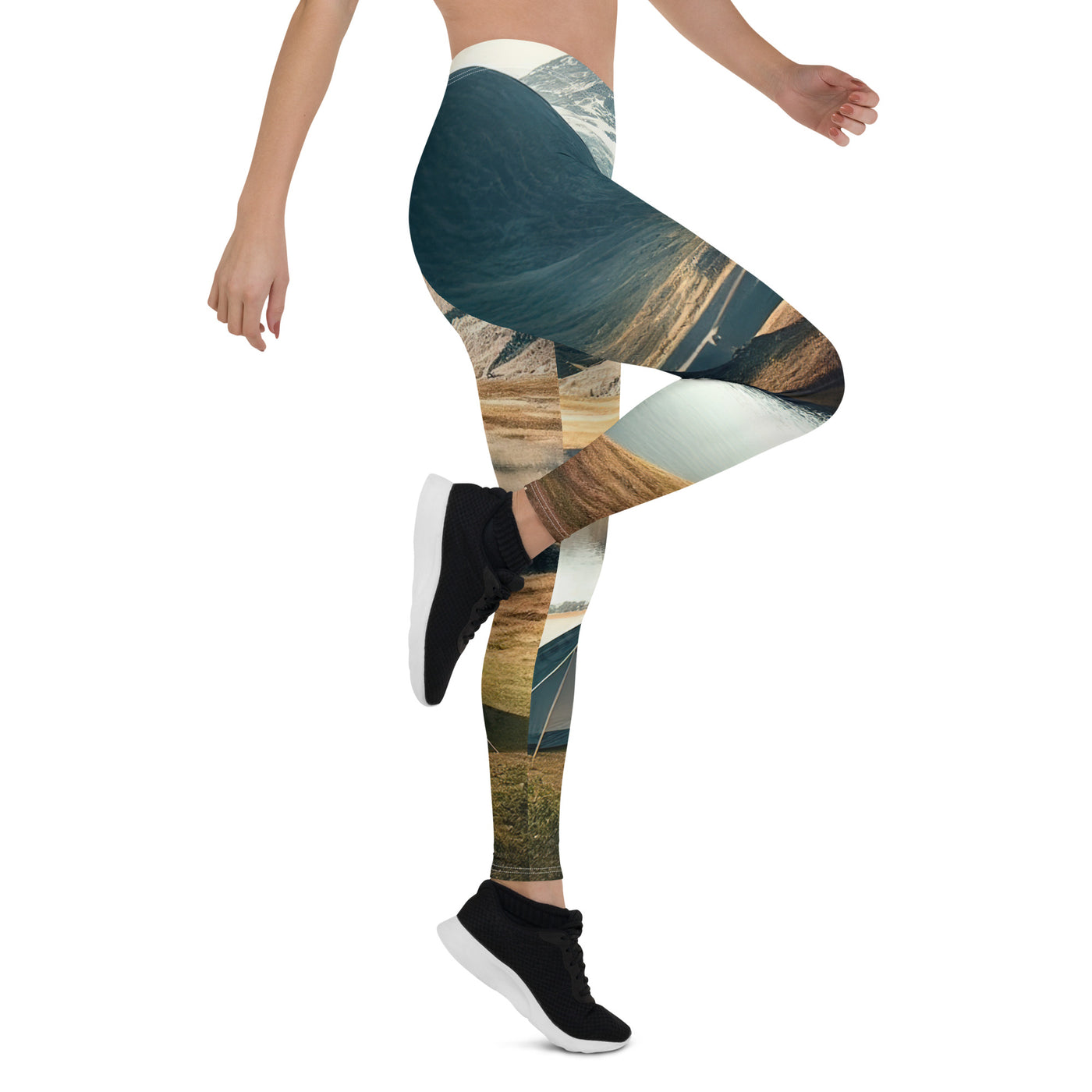 Zelt, Berge und Bergsee - Leggings (All-Over Print) camping xxx