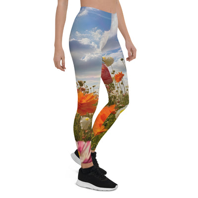 Blumenfeld und Sonnenschein - Leggings (All-Over Print) camping xxx