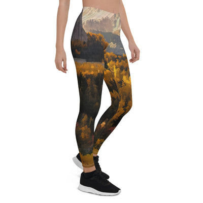 Dolomiten Berge - Malerei - Leggings (All-Over Print) berge xxx