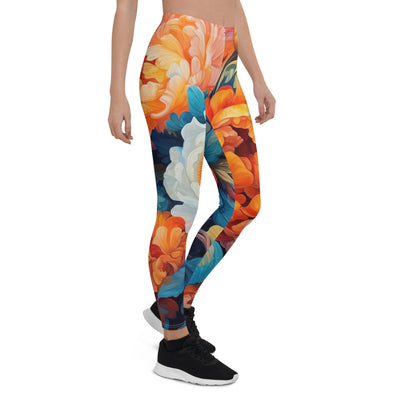 Bunte Blumen - Schöne Malerei - Leggings (All-Over Print) camping xxx